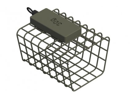 Suretti Krmítko Hranatá Klec s Obratlíkem (Hmotnost 40g, Varianta Klec 33x20x39mm)