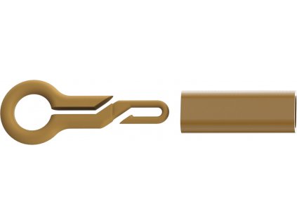 124496 1 suretti back lead klip hnedy 4 ks