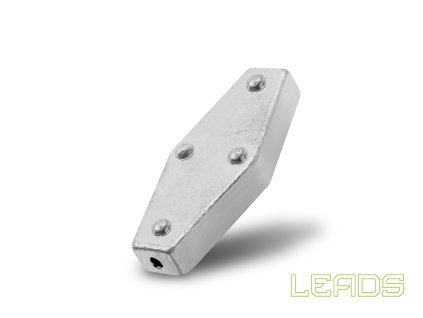 Delphin LEADS Šestihran s otvorem 5ks (Hmotnost 15g)