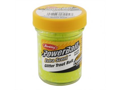 Berkley Trout Bait Glitter Chartreuse Pstruží těsto (1)