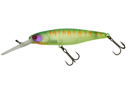 Illex Wobler Squirrel DD SP Lime Chart Tiger (Délka 6,7cm, Hmotnost 6,8g, Maximální ponor 2m)