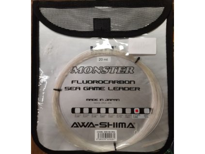 AWAS Vlasec Ion Power Monster Fluorocarbon 100% Sea Game Leader 20m (Průměr 1,02mm)
