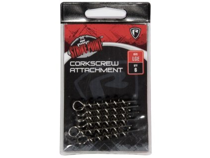 Fox Rage Šroubovací Systém Strike Point Corkscrew Attachment 5ks (Velikost Medium)