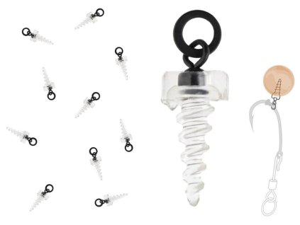 zfish vrtacek s obratlikem a krouzkem 10 ks