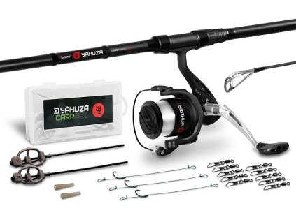 delphin kaprarsky set yakuza prut 3 6 m 3 lb 3 dil navijak 6t prislusenstvi