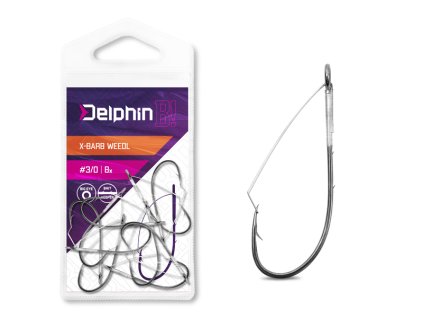 Háček na čeburašku B! X-BARB WEEDL / 8ks (Velikost háčku #2)