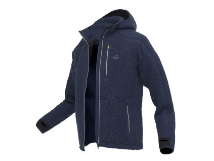 Geoff Anderson Bunda s Kapucí Teddy Modrá (Velikost XXXL)