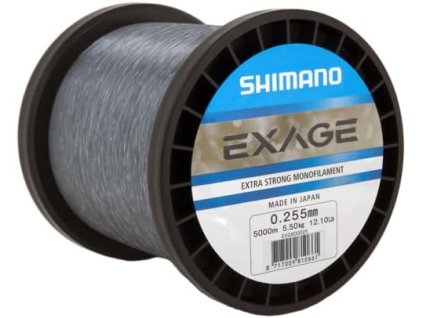 Shimano Vlasec Line Exage Steel Grey 1m (Nosnost 5,5kg, Průměr 0,255mm)
