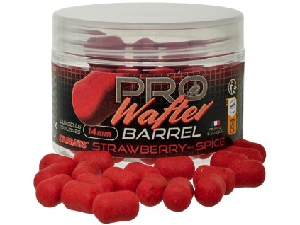 Starbaits Neutrálně Vyvážená Nástraha Wafter Strawberry Spice  (Hmotnost 50g, Průměr 14mm)