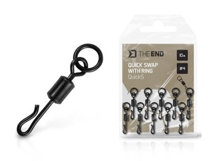 delphin rychlovymenny obratlik s krouzkem theend quicks 4 10 ks