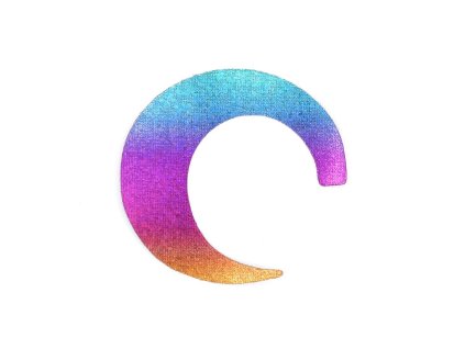 pacchiarini wiggle tails m holographic rainbow (kopie)