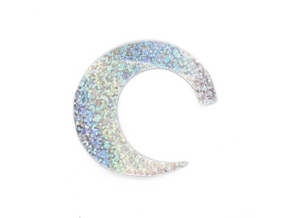 Pacchiarini Ocásky Wiggle Tails Holographic Silver (Délka 6cm, Počet kusů 6ks, Velikost M)