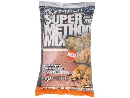 bait tech krmitkova smes super method mix red 2 kg