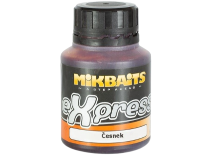 mikbaits dip express cesnek 125 ml Photoroom