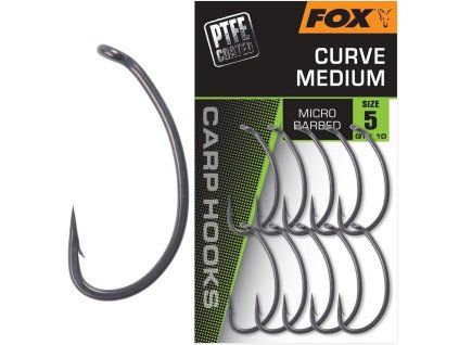 Fox Háčky Curve Shank Medium 10ks (Velikost háčku #8)