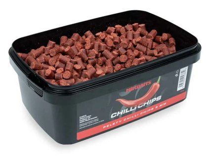 Mikbaits Pelety Chilli Chips Chilli Squid 6mm 700g (Hmotnost 700g, Průměr 6mm)