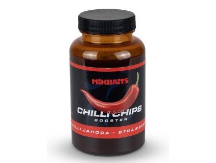 mikbaits chilli chips booster chilli jahoda 250 ml (1)