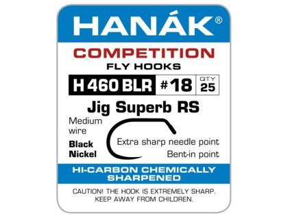 Hanák Háčky H 460 BLR Jig Superb  (Velikost háčku #16)