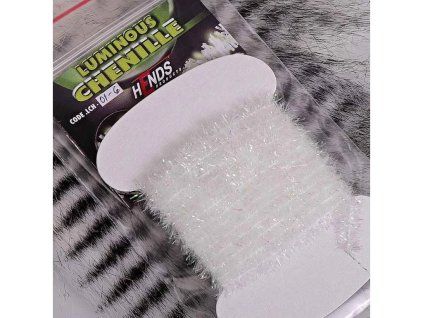 Hends Šenylka Luminous Chenille Bílá  (Průměr 4mm)