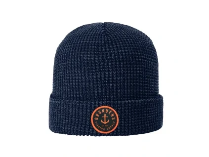 Grundéns Čepice Anchor Waffle Beanie Navy