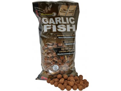 STARBAITS Boilie Potápivé - Garlic Fish 2,5kg