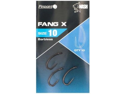 Nash Háčky Fang X Barbless 10ks