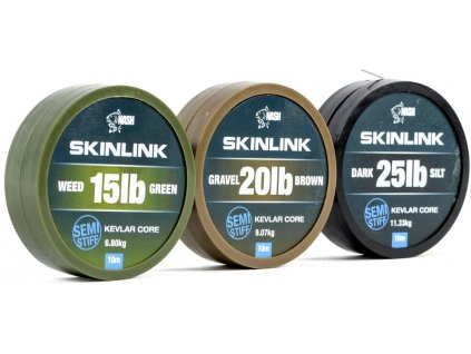 Nash Návazcová Šňůra SkinLink Semi-Stiff Silt 10m