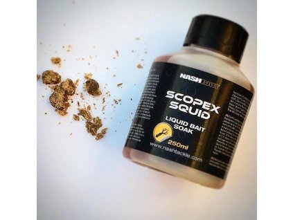 Nash Dip Scopex Squid Liquid Bait Soak 250ml
