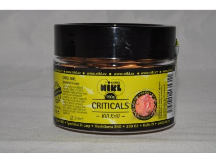 16313 2 nikl boilie criticals kill krill 150g