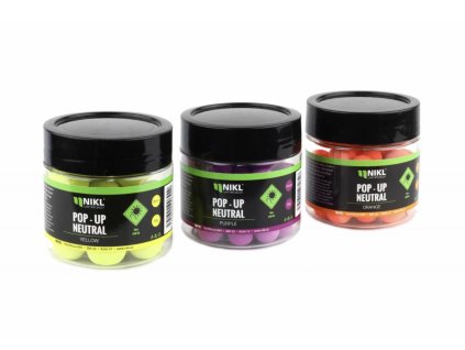 Nikl Boilies Fluoro Pop Up Žlutá - 50g