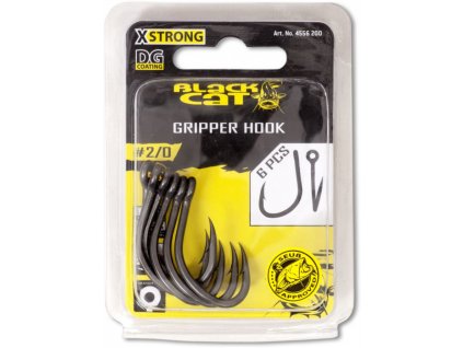 Black Cat Háčky S Protihrotem Gripper DG Coating - 6ks