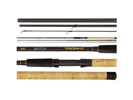 Zebco Prut Trophy Match 390cm 25g 3-díl