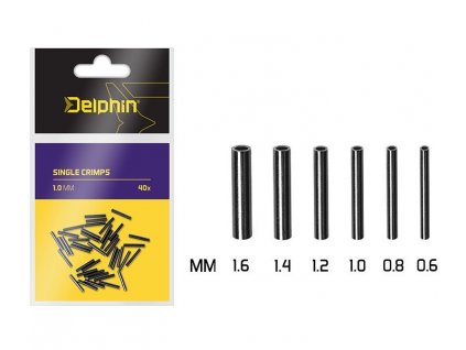 Delphin Krimpovací Svorky Single CRIMPS /40ks