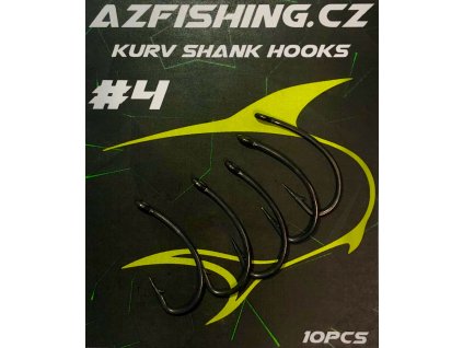 AzFishing Háčky Kurv Shank Hooks