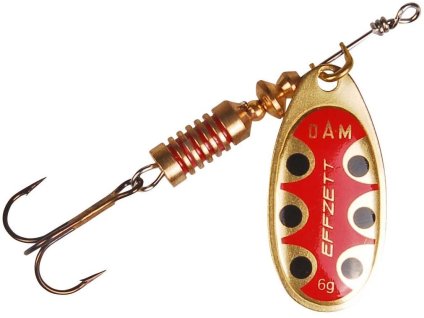 Dam Třpytka Effzett Standard Spinner Copper Black Dot (Hmotnost 3 g, Velikost 1)
