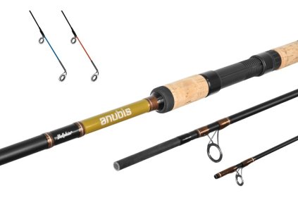 Delphin Prut Anubis Feeder+2 špičky 360cm 100g 3+2-díl