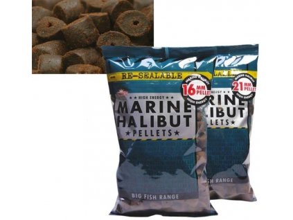 Dynamite Baits Pelety Pellets Marine Halibut Pre-Drilled 21mm 900g