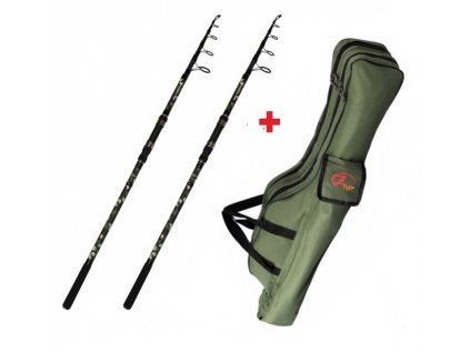 Zfish Combo 2x Prut Kingstone 12ft 3,6m 3lb + Pouzdro Zdarma!