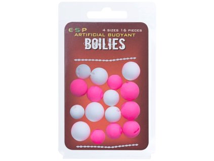 esp buoyant boilies white pink