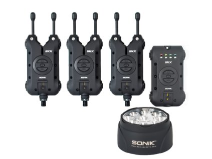 Sonik Sada Hlásičů SKX 3+1 Alarm + Bivvy Lamp