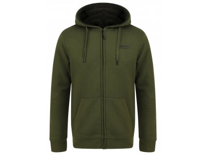 Navitas Mikina Sherpa Zip Hoody Green