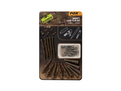 Fox Sada Edges Camo Power Grip Lead Clip Kit Size 7