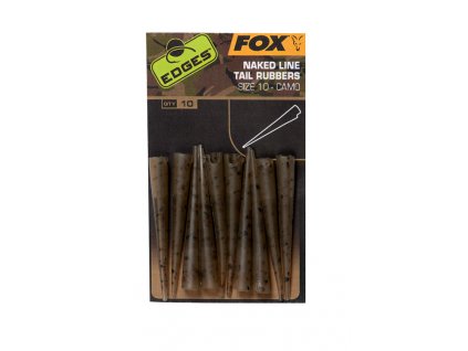 Fox Převleky Edges Camo Naked Line Tail Rubbers Size 10