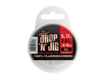 Fox Rage Fluorocarbon Drop 'N' Jig 0.18 X 50M