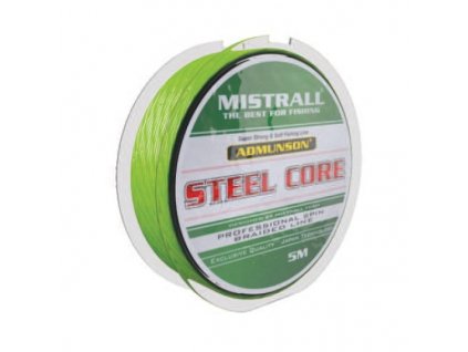 Mistrall pletená Šňůra s ocelovým jádrem Admuson Steel Core