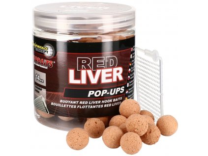 Starbaits Plovoucí Boilies Red Liver POP Tops 60g