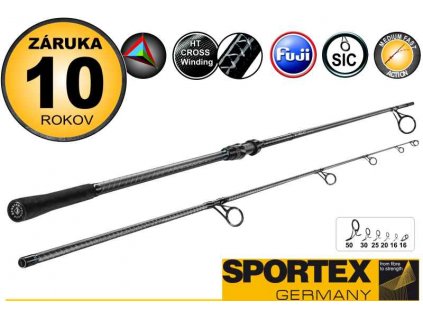 Rybářský prut - Sportex - FBC Carp - Dvoudílný 380cm, 3,00lb, transp. délka 195cm