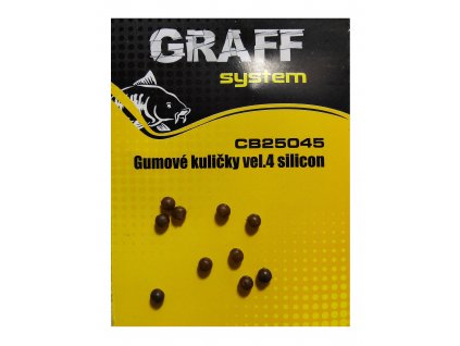 Graffishing Gumové kuličky vel.4 silikonové