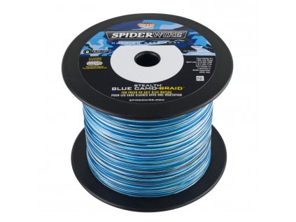 Spiderwire Pletená Šňůra Stealth Smooth x8 Blue Camo 1m