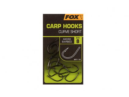 Fox Háčky Carp Hooks Curve Shank Short 10ks 2